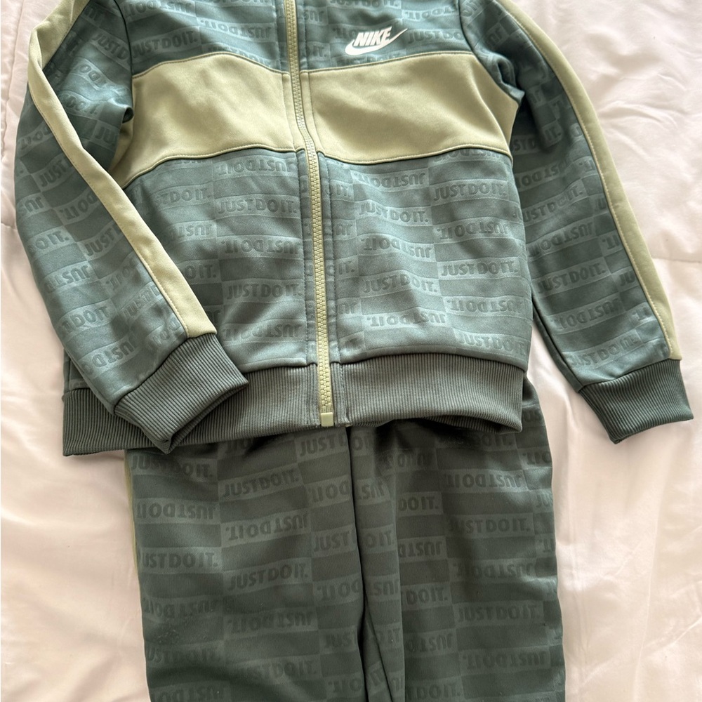 Nike Olive and Sage Tracksuit Set